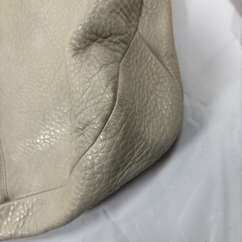 VTG Coach Julia Hobo Shoulder Bag Beige Oatmeal Pebble Leather Slouchy Purse Y2K - Picture 13 of 16